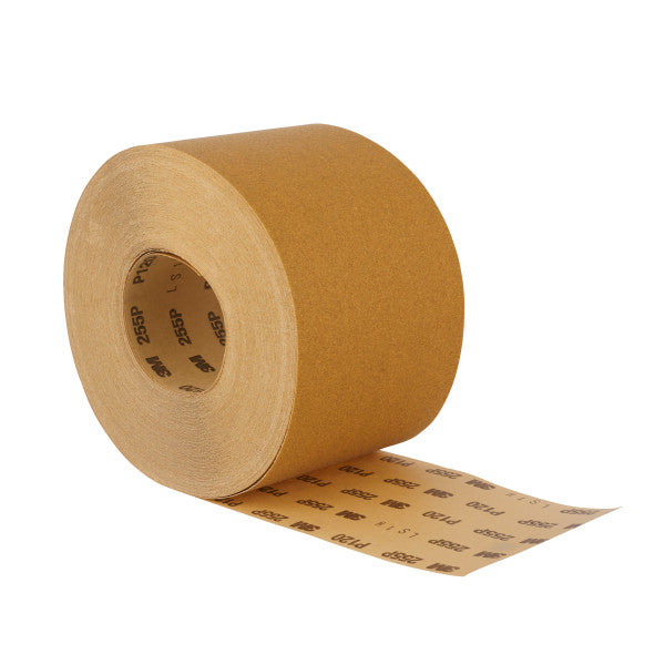 3M Abrasive Roll 255P, Gold, 115 mm x 50m