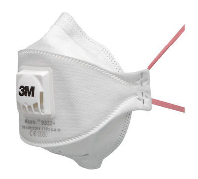 3M Aura™ Particulate Respirator FFP3 Valved 9332+