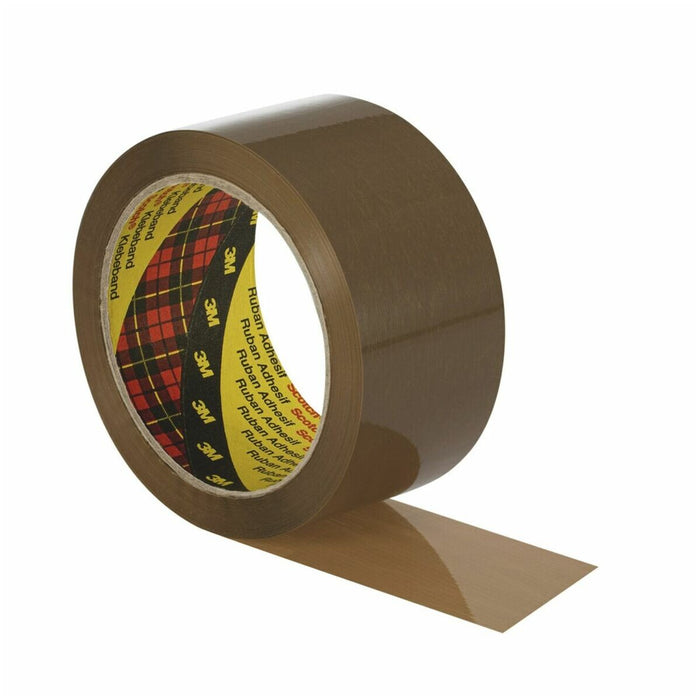 3M Scotch® Box Sealing Tape 371, Brown, 50mm x 66m
