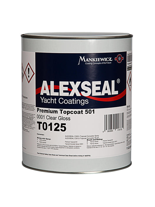 ALEXSEAL T0125 Premium Topcoat, Clear Gloss