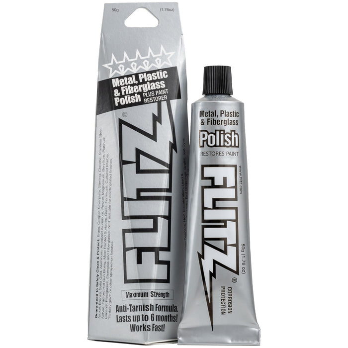 Flitz Metal, Plastic, Fiberglass Polish, Tube 150g (5.29oz)