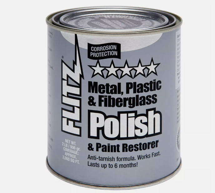Flitz Metal, Plastic, Fiberglass Polish, Quart