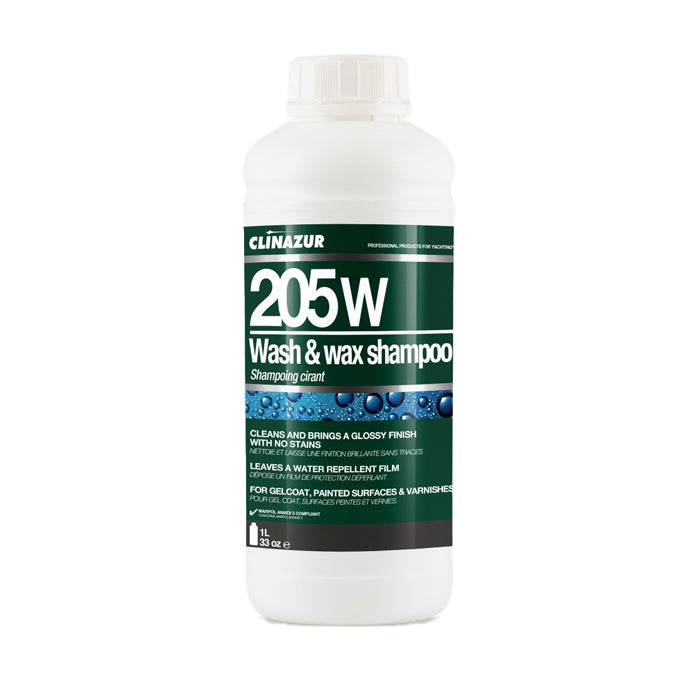 Clinazur 205W Wash and Wax Shampoo