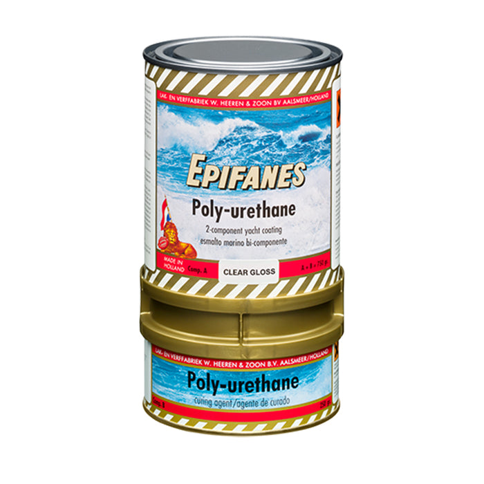 Poliuretano Epifanes transparente brillante (kit A+B), 750 g