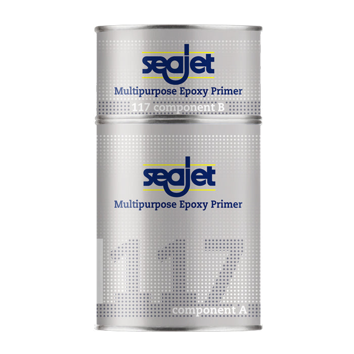 Imprimación epoxi multiusos Seajet 117 (kit A+B), gris plata