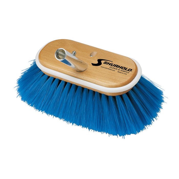 Shurhold Deck Brush 970 Blue Extra Soft 6in