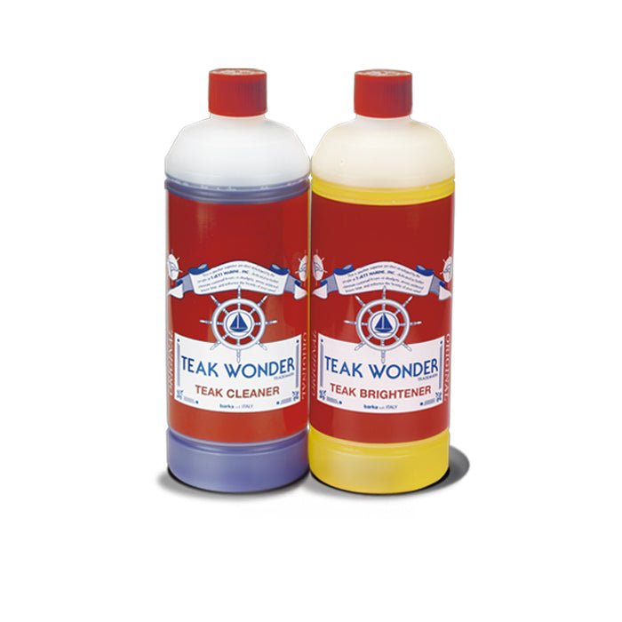 Teak Wonder Cleaner & Brightener Combo Kit, 1L (each)