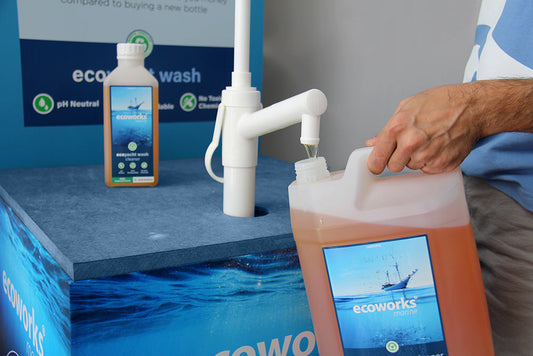 Introducing a new sustainable initiative with Ecoworks Marine refill stations