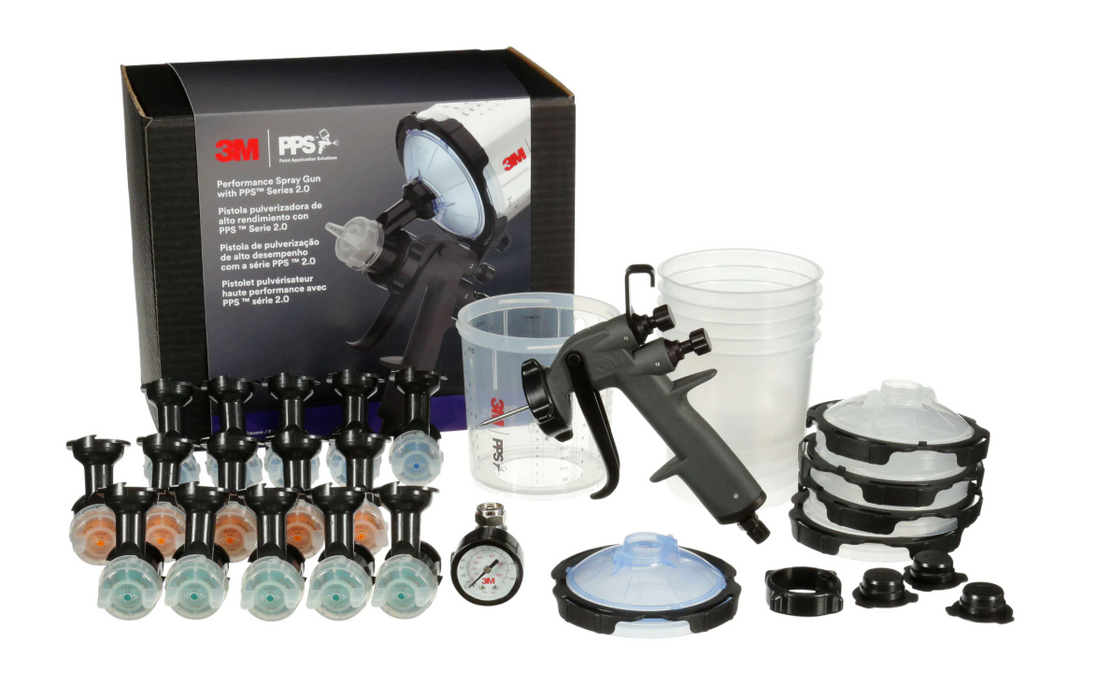 3M High-Performance HVLP Spray Gun Kit with PPS™ 2.0, 26778