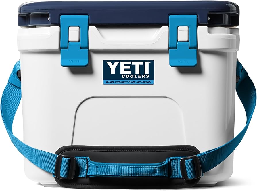 YETI Roadie 15 Cool Box, White/Blue