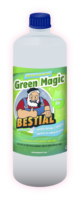 Bestial Green Magic Wash & Wax Shampoo, 1L
