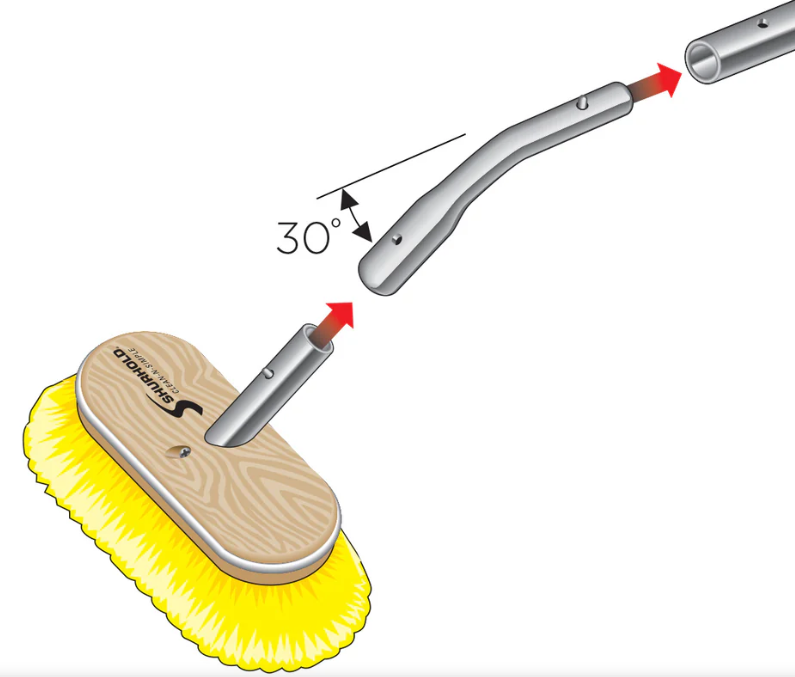 Shurhold Curved Adapter 102CH (10”)